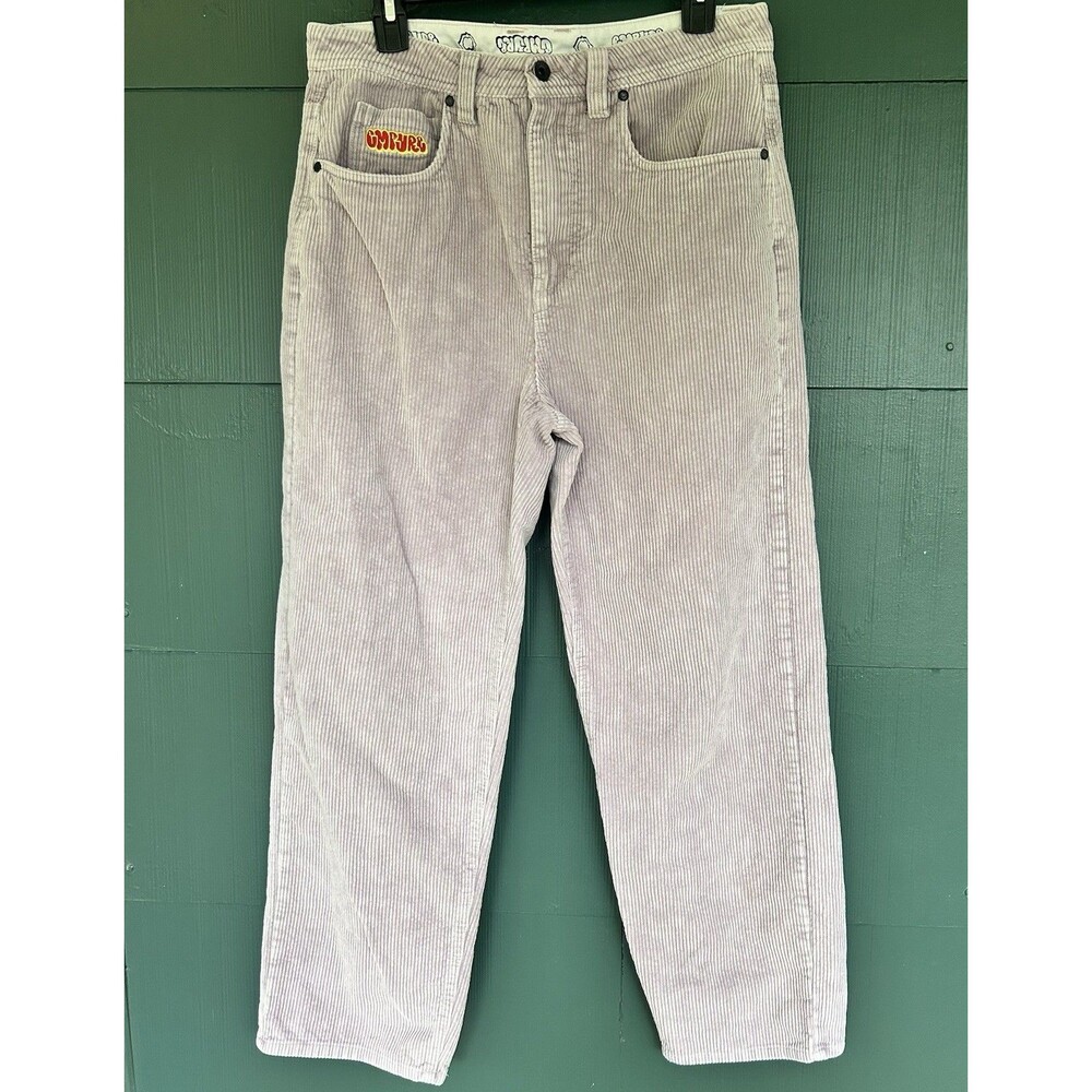 Empyre Corduroy Loose Fit Skate Pants Lavender Lilac Baggy Y2K Style Size 30